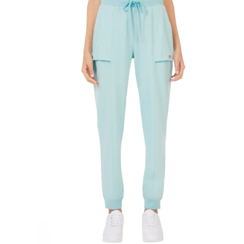 2 PAIRS KIDS GIRLS FILA LINED TECH JOGGERS LIGHT PURPLE BLACK XL 14-16